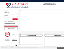 Tablet Screenshot of calcagni-shop.com